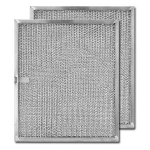 Aluminum Replacement Range Hood Filter 9-7/8" x 11-11/16" x 3/8"  PTLS (2-Pack)