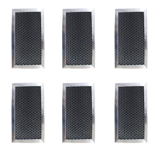 Replacement Carbon Filters compatible with GE: WB02X10956, JX81H, WB02X11544, Samsung: DE63-00367D, DE63-30016D Frigidaire: 5304453397 (6-Pack)