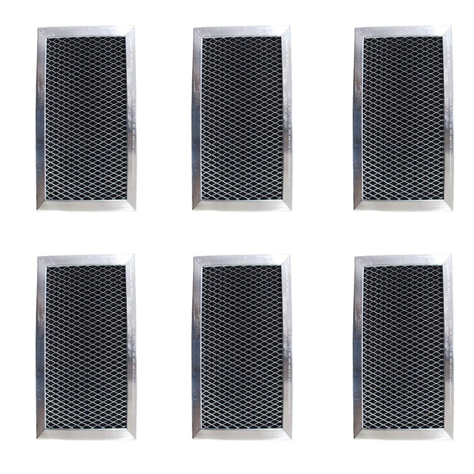 Replacement Carbon Filters compatible with GE: WB02X10956, JX81H, WB02X11544, Samsung: DE63-00367D, DE63-30016D Frigidaire: 5304453397 (6-Pack)