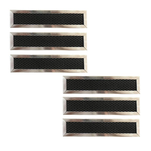 Replacement Carbon Filters compatible with GE: WB02X10943, JX81D 5230W2A003A Frigidaire: 530440665 (6-Pack)