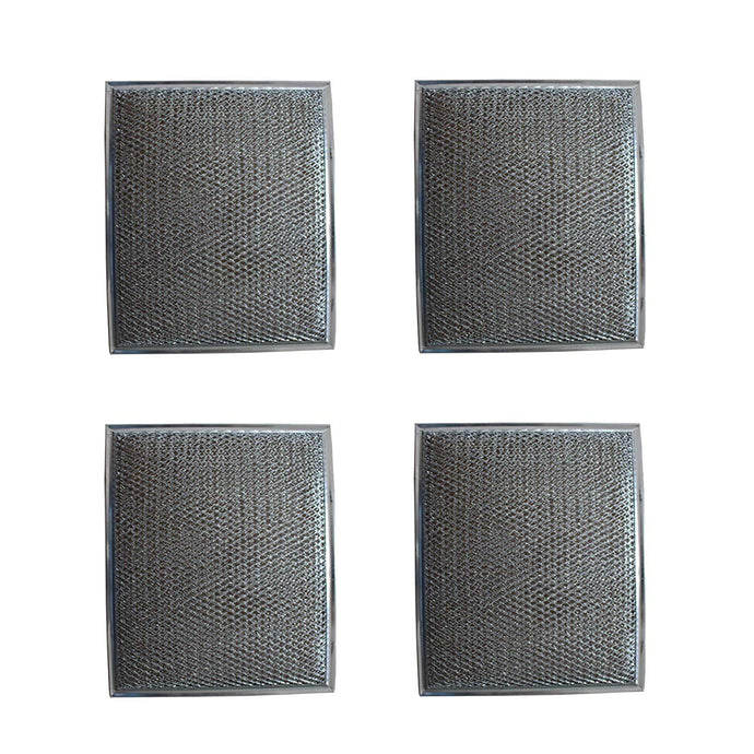 Duraflow Filtration Replacement Aluminum Filter for Many Broan/Nutone Models (4 Pack)