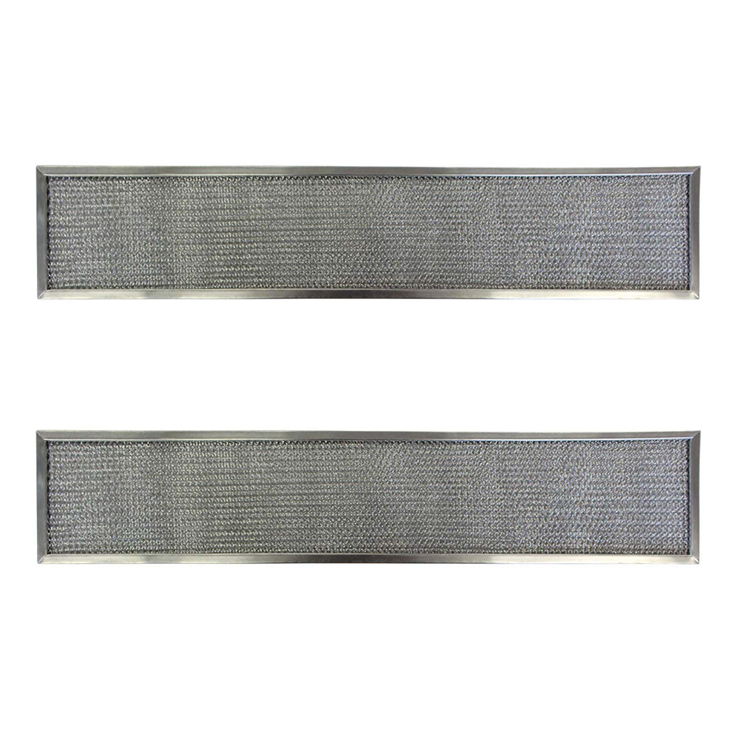 Replacement Aluminum Filters Compatible with Caloric 42021,G-8641,RHF0511-5-1/4 X 28-3/4 X 3/8 (2-Pack)