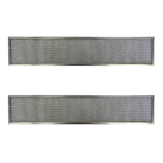 Replacement Aluminum Filters Compatible with Amana 788221, Estate 788221, Whirlpool 788221,G-8136,RHF0404-4-1/2 x 29-3/4 x 5/16 (2-Pack)