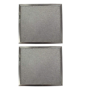 Replacement Aluminum Filters Compatible with Broan, Gemline, Miami-Carey, Sears/Kenmore (2-Pack)