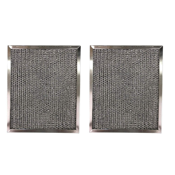 Aluminum Replacement Range Filter Compatible With Nutone K079000, K079-000- Dimensions: 8 x 11 x 3/8-2 Pack