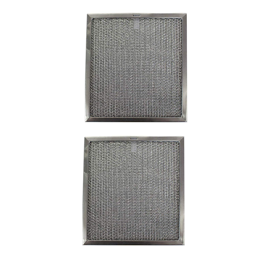 Replacement Aluminum Filters Compatible with Broan, Sears/Kenmore  9 x 9-3/4  x 3/8 (PT SS) (2-Pack)