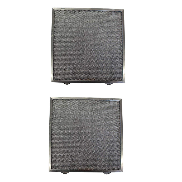 Replacement Aluminum Filters Compatible with Air King GF-01S,G-8105, -9-3/8 x 10-1/2 x 3/8 (2 TS LS 1PT LS) (2-Pack)