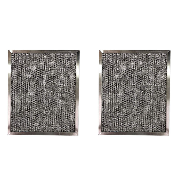 Replacement Aluminum Filters Compatible with Air Care, Aubrey, Broan - 8 X 9-1/2 X 3/8 (2-Pack)