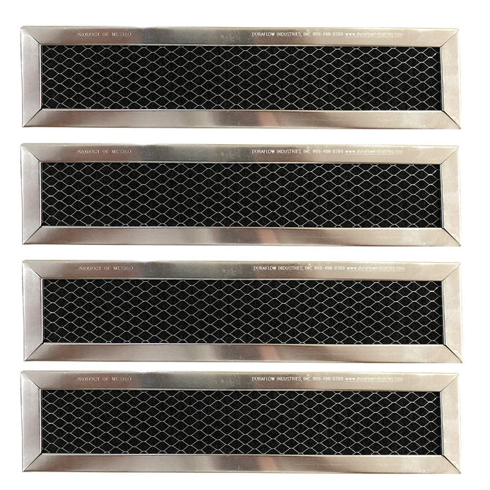 Replacement Carbon Filters compatible with GE: WB02X10943, JX81D 5230W2A003A Frigidaire: 530440665 (4-Pack)