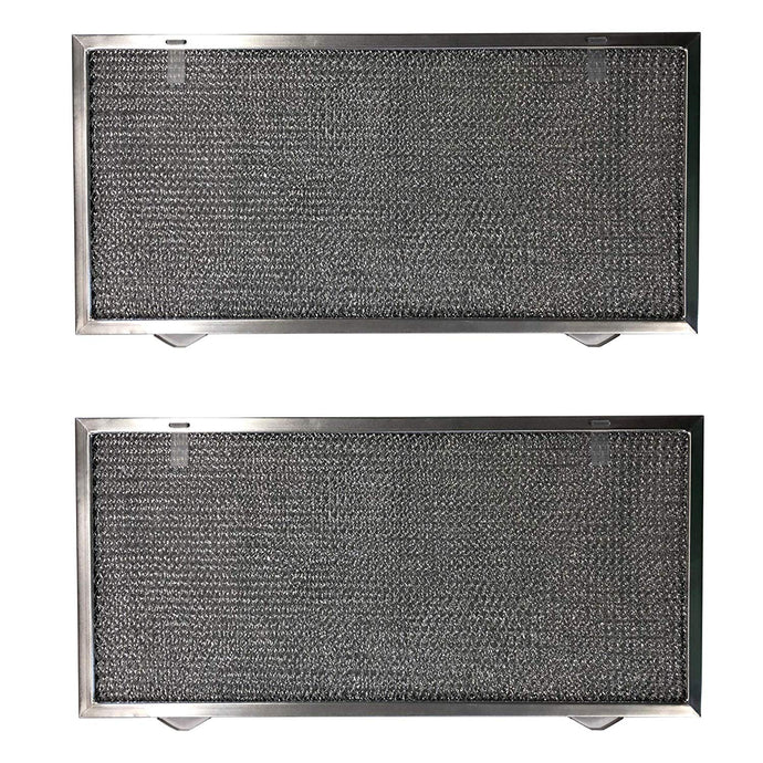 Replacement Aluminum Filters Compatible with GE WB13X5002, Rangeaire 610054,G-8235, -11-7/8 x 18-1/4 x 3/8 (2PT LS, 2TS LS) (2-Pack)
