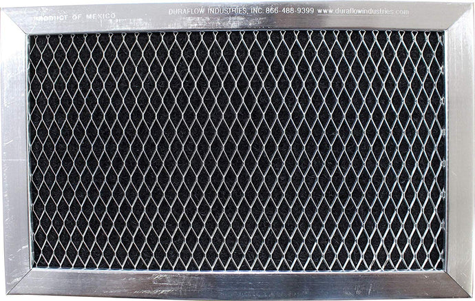 Replacement Carbon Filters compatible with GE: WB02X10733, JX81B - 6 3/8 x 8 11/16 x 3/8 (1-Pack)