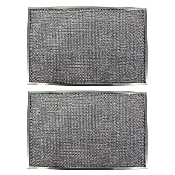 Replacement Aluminum Filters Compatible with Broan, Miami-Carey 13 x 20 x 3/8 (PT SS BOTH ENDS) (2-Pack)