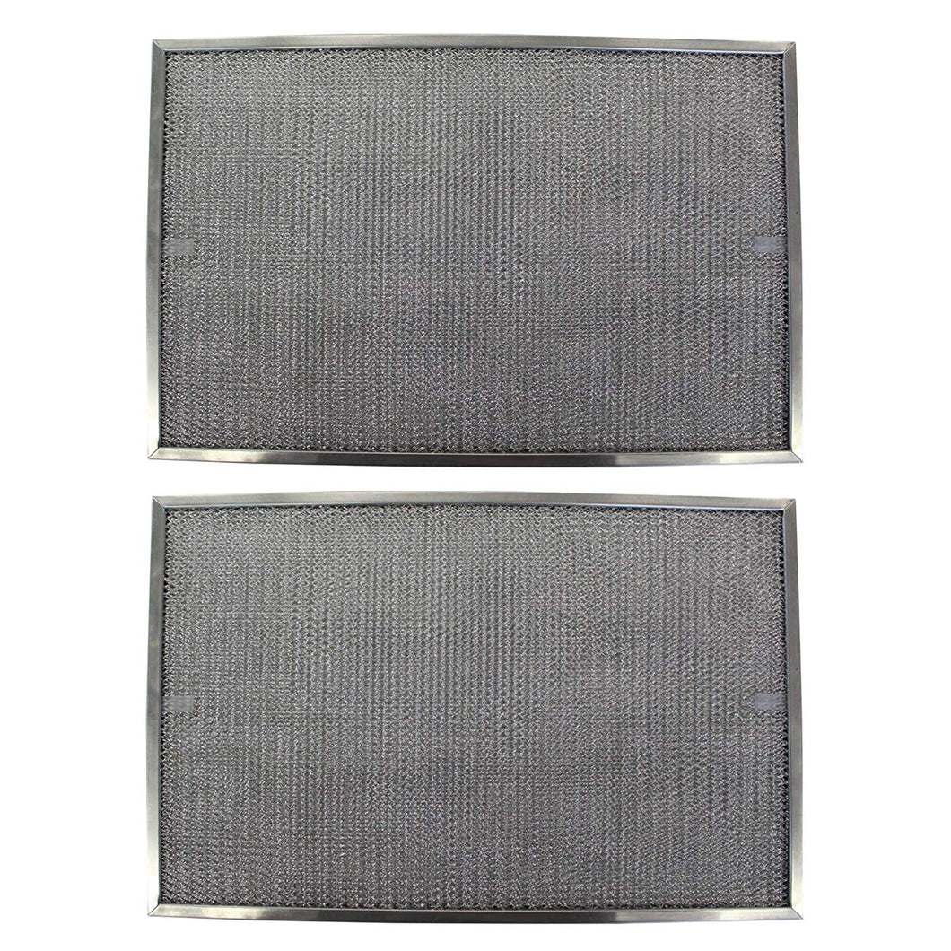 Replacement Aluminum Filters Compatible with Rangeaire 610005,G-8571,RHF0822-8-1/4 x 11 x 3/8 (PT SS) (2-Pack)