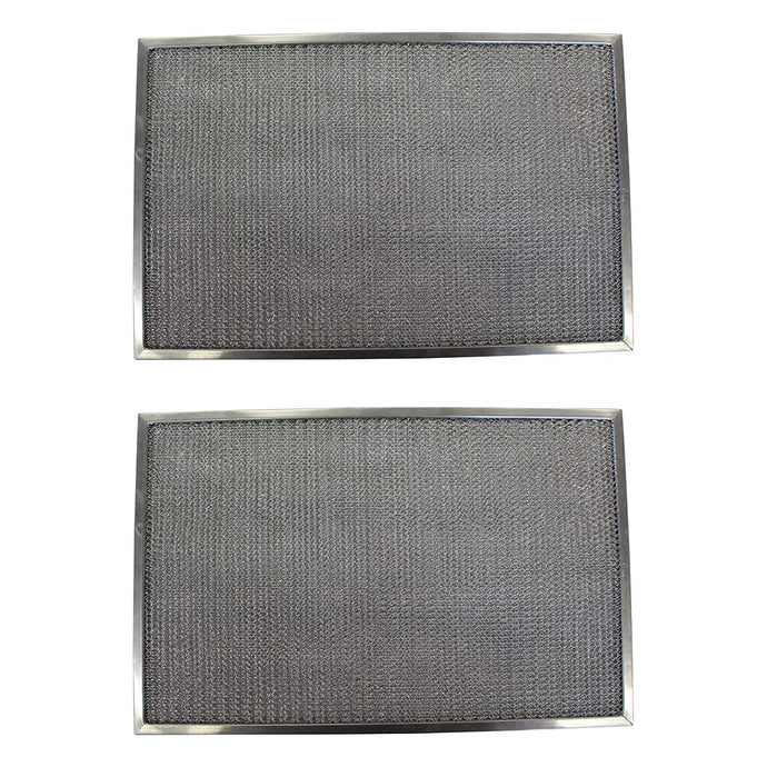 Replacement Aluminum Filters Compatible with Air Care 99010217, Aubrey 99010217,G-8677,RHF1105-11-1/8 X 16-3/8 X 7/16 (2-Pack)